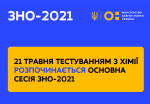 Тестуванням із хімії в Україні розпочалася основна сесія ЗНО-2021