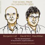 Назвали лауреатів Нобелівської премії з хімії-2021
