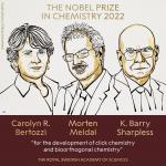 Нобелівську премію з хімії 2022 року вручили за створення «клік-хімії»